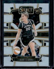 2024 Panini Select WNBA - Concourse Kate Martin #22 (RC) Silver Prizm