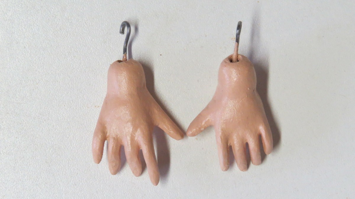 Mains Pour Poupée Ancienne SFBJ Taille 4 | Antique Doll Hands - France (Neuf)