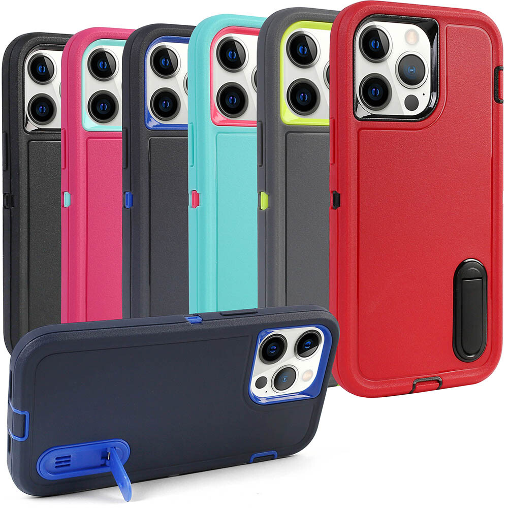For iPhone 14 Pro Max 13 12 11 XR XS MAX Phone Case Heavy Duty Shockproof Cover