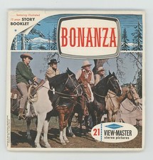 BONANZA 1964 TV Series Sawyer's View-Master Packet B-471 Exc. Cond.