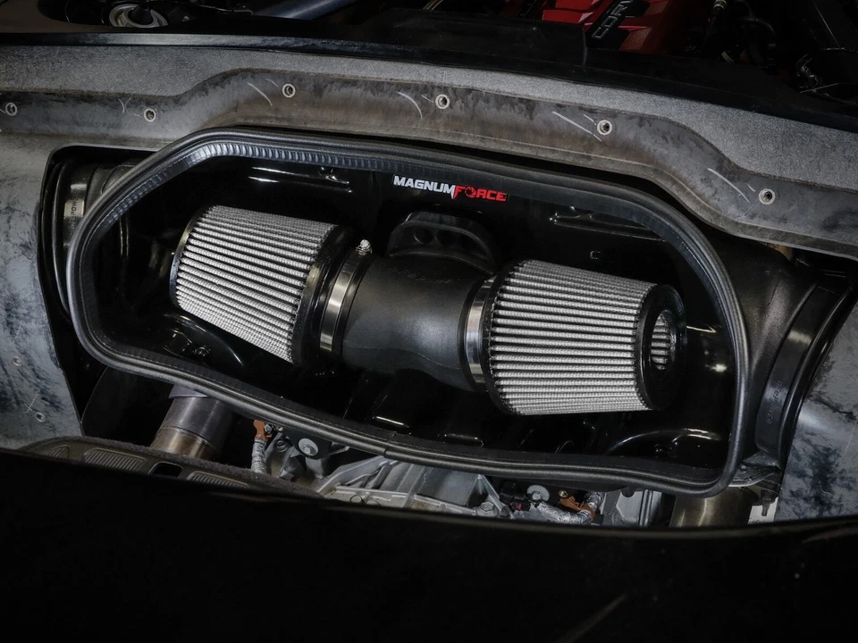 aFe Magnum FORCE Stage-2 Cold Air Intake w/ Pro DRY for 20-23 Chevy Corvette C8 - Image 3 of 3