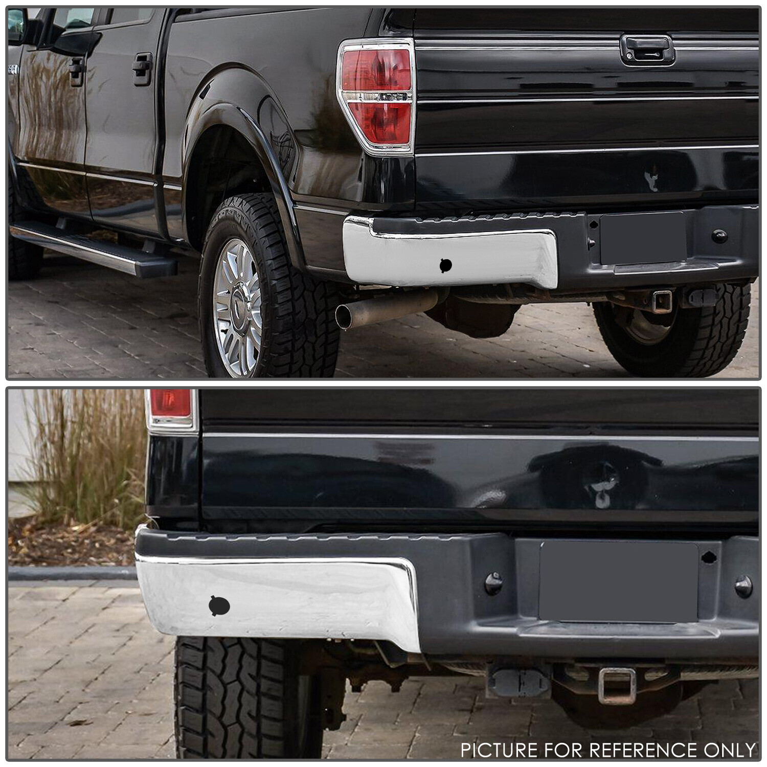 2009 - 2014 F-150 Steel Rear Bumper with LED Lights