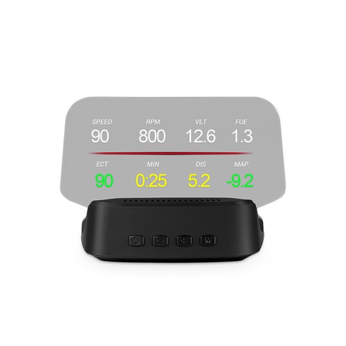 Car HUD Display OBD+GPS navigation Head Up Display High Definition Speedometer - Picture 2 of 21
