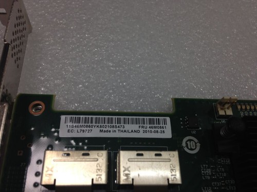 IBM ServeRaid M1015 46M0861 SAS/SATA PCI-e RAID Controller = 9220 8i - Picture 2 of 7