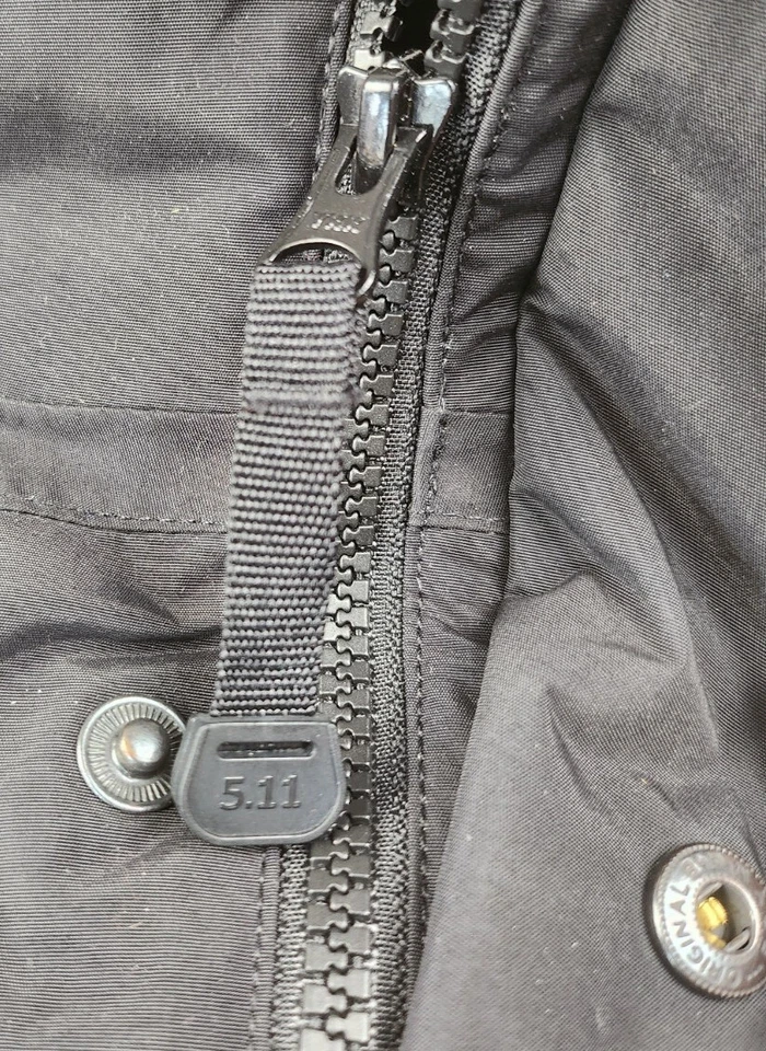 5.11 Jacket Aggressor 3 in 1 Parka Tactical Jacket Black No Liner Men's Size XL - Image 2 of 4