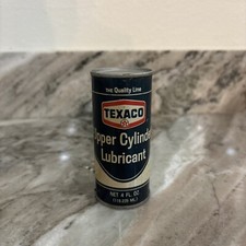 Texaco Upper Cylinder Lubricant 4oz  Can Full VINTAGE Gas Station