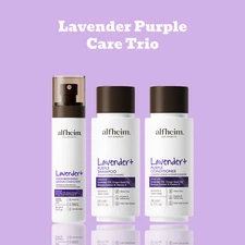 Lavender Hair Care Set Spray Protects Color Repairs Damage Daily Use
