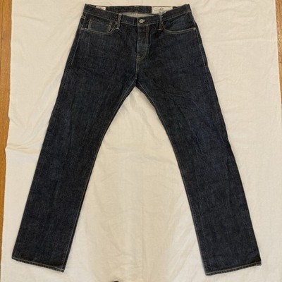 RGT Rouge Territory Blue Stanton Selvedge Denim Jeans, 38x34, Slim Straight, USA