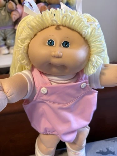 Cabbagepatch Lemon Hair Blue Eyes Hm1 In Great Vintage Condition 1985 Clean