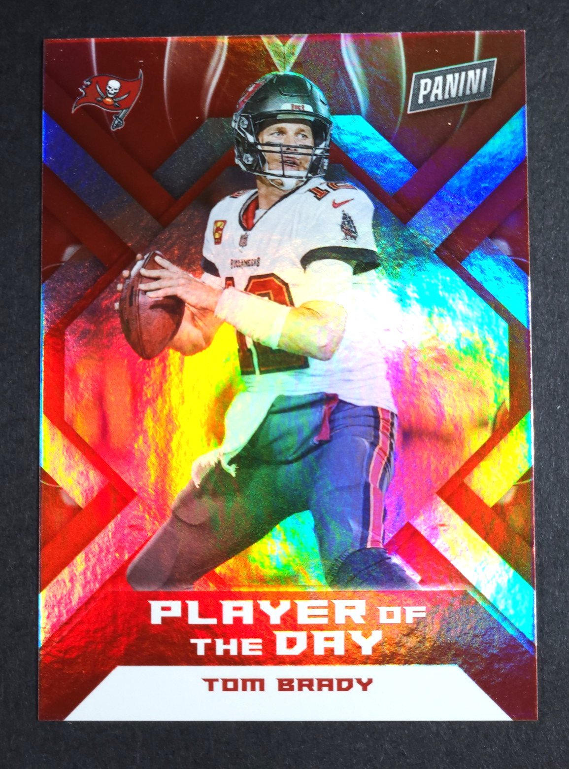 2022 PANINI PLAYER OF THE DAY HOLOFOIL #1 TOM BRADY TAMPA BAY BUCCANEERS *NM/MT*