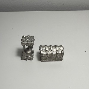 2000 Harry Potter Sorcerers Stone Prefects Metal Token Treasure Chest Hour Glass