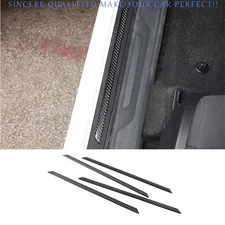 For Toyota Tundra 2022-2024 Real Carbon Fiber Outer Rear Bumper Protector Guard