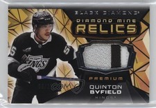 2025-26 Upper Deck Black Diamond Mine Relics Premium 8/25 Quinton Byfield 1q2