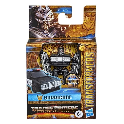 Transformers Rise of The Beasts Barricade Action Figure, 3 inch, Police Car to R - 第 4/4 張圖片