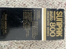 Sunpak auto 800 Dedicated Flash Unit in original box