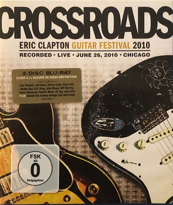 2 x Blu-ray Set - Eric Clapton   Crossroads Guitar Festival 2010 - mit Booklet
