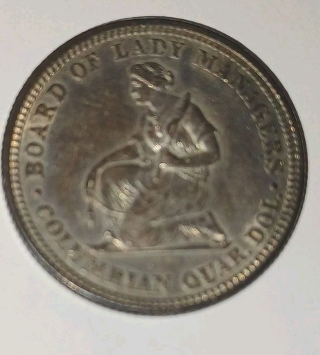 1893 Isabella Commem. Quarter  Strong Strike Which Has A Beautiful Evenly Toned  - Picture 5 of 16