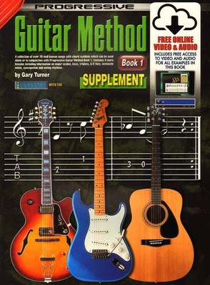 CP69133 - Progressive Guitar Method Book 1 - Supplement - Book/CD/DVD - Gary...