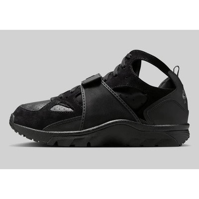Nike Air Trainer Huarache Triple Black Retro Shoes IB0497-002 Men's Size 10.5