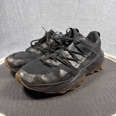 New Balance TEKTREL V1  Mens 9.5  Trail Running Hiking Black Speckled Gum Sole