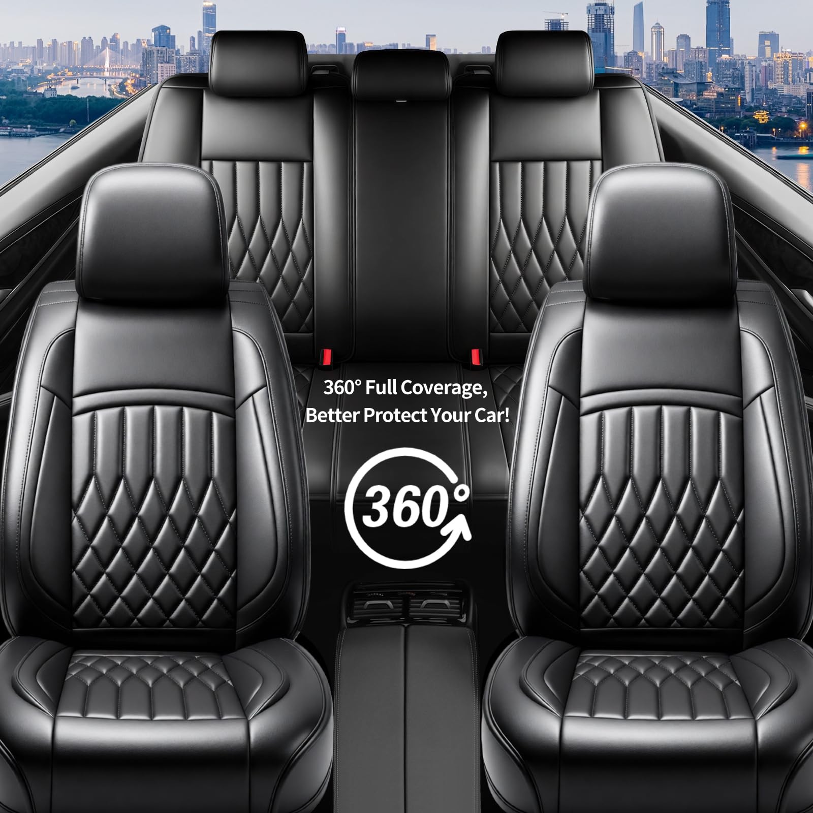 Banklif Fit for Wrangler Seat Covers Compatible with Jeep Wrangler 2005-2025 ... thumbnail 9