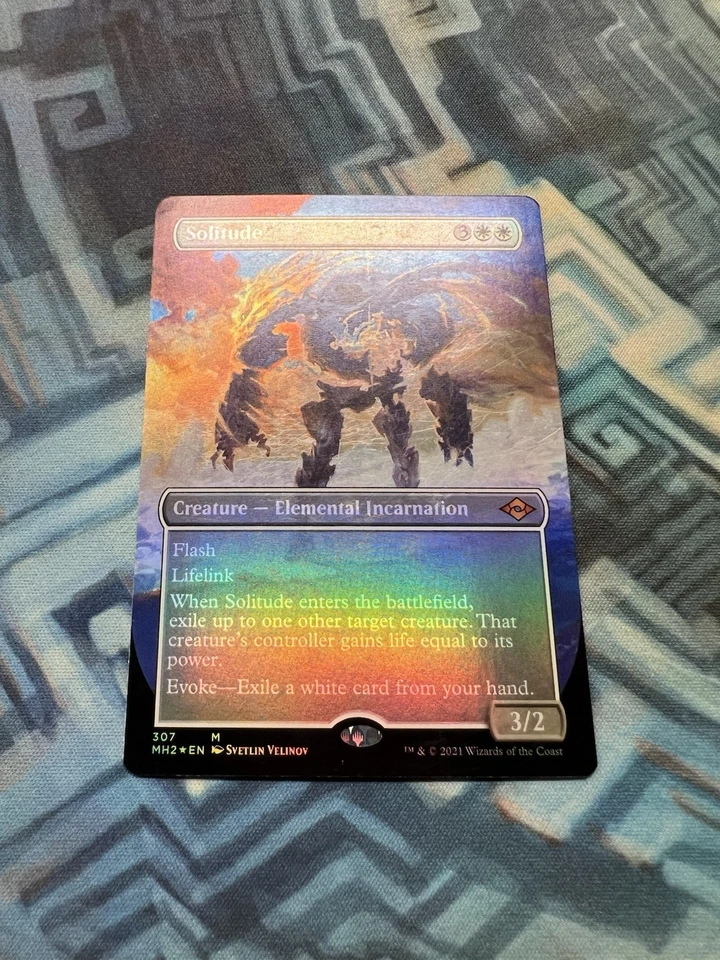 Borderless Foil Solitude Modern Horizons 2 - Indents & Scratches Please See Pics - Image 2 of 4