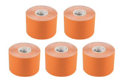 TapeFactory24 Kinesiologie Tape »Sport Line« 5 Stk. (orange)