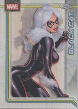 2026 Topps Chrome Marvel Comics #13 Black Cat Storm's Lightning Refractor
