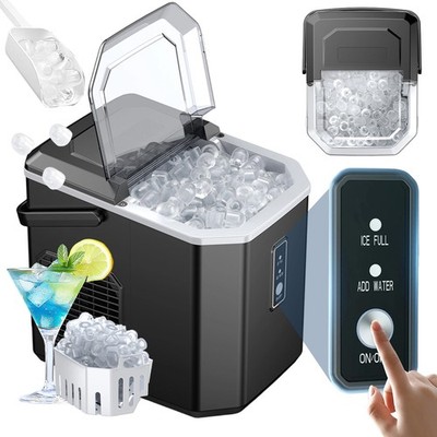 Eisbereiter 90W produziert 9 Würfel in 6 bis 13 Min zwei Eisgrößen für Drinks