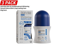 StarVille Roll-On Antiperspirant Whitening Smooth Move 60ml Long Lasting Care