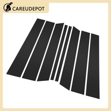 8 Pcs Door Pillar Window Trim Fit For Ford Edge 2007-2014 Black