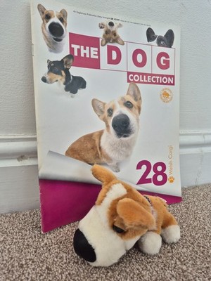 ECHTE THE DOG ARTLIST SAMMLUNG - WELSH CORGI PLÜSCHSPIELZEUG + MAG