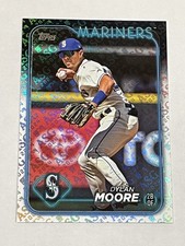 2024 Topps All-Star Game Foil Baseball #441 - Dylan Moore - Seattle Mariners