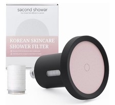 Filtered Shower Head NSF 99.9 Chlorine Removal High Pressure Black Pink