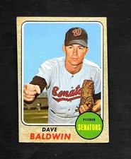1968 TOPPS #231 DAVE BALDWIN - NM++ 4.99 MAX SHIP COST