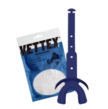 Vettex Adult Double Mouthguard w/ Lip Guard Football Safe for Braces Blue– NEW