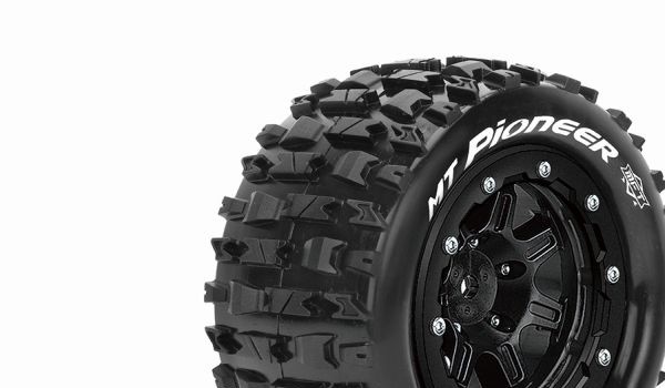 Team Louise LOUT3329SB MFT MT-Maxx 2.8 Pioneer 1/10 Soft Rim Black (2 Pcs.)