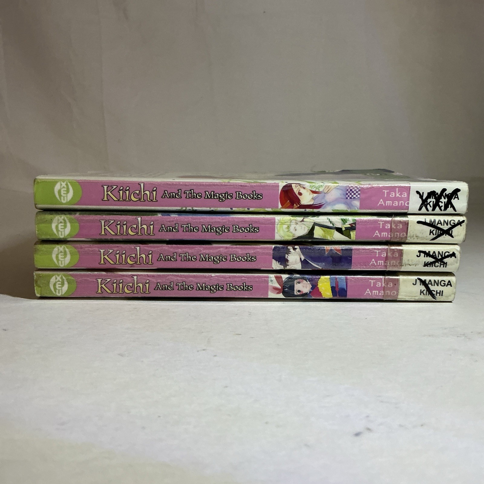 Kiichi Kiichi and the Magic Books Volumes 2-5 Taka Amano ENGLISH Manga Series ...