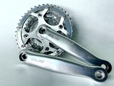Shimano Deore XT FC-M739 Crankset 177.5mm Triple 8/9 Speed MTB 110/74 BCD 90s