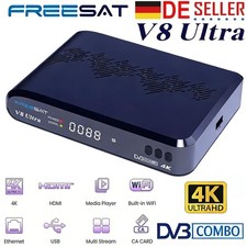 DVB-S2X/S2/S Satelliten Receiver TV Receiver Set Top Box 4K USB 2.0 HDMI-Kabel