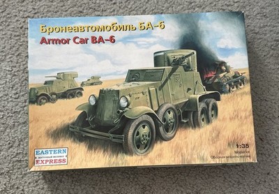 1/35 EASTERN EXPRESS ARMORED VEHICLE BA-6 MODEL KIT # 35127 new sealed inside