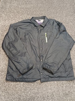 Nike Sportswear NSW Windbreaker Jacke Herren XXL schwarz Full Zip kariert gefüttert