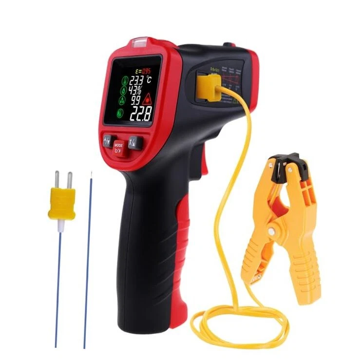 Infrared Thermometer Gun with Pipe Temperature Clamp, High Accuracy HVAC
Opens in a new window or ta