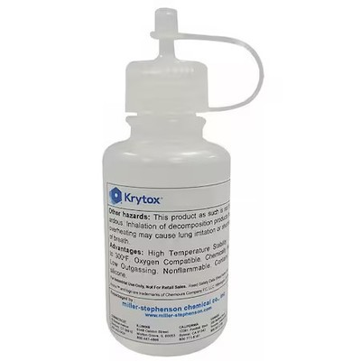 Krytox Ldbgpl105 Lubricant, 4 Oz., Dropper Bottle, Pfpe, Colorless