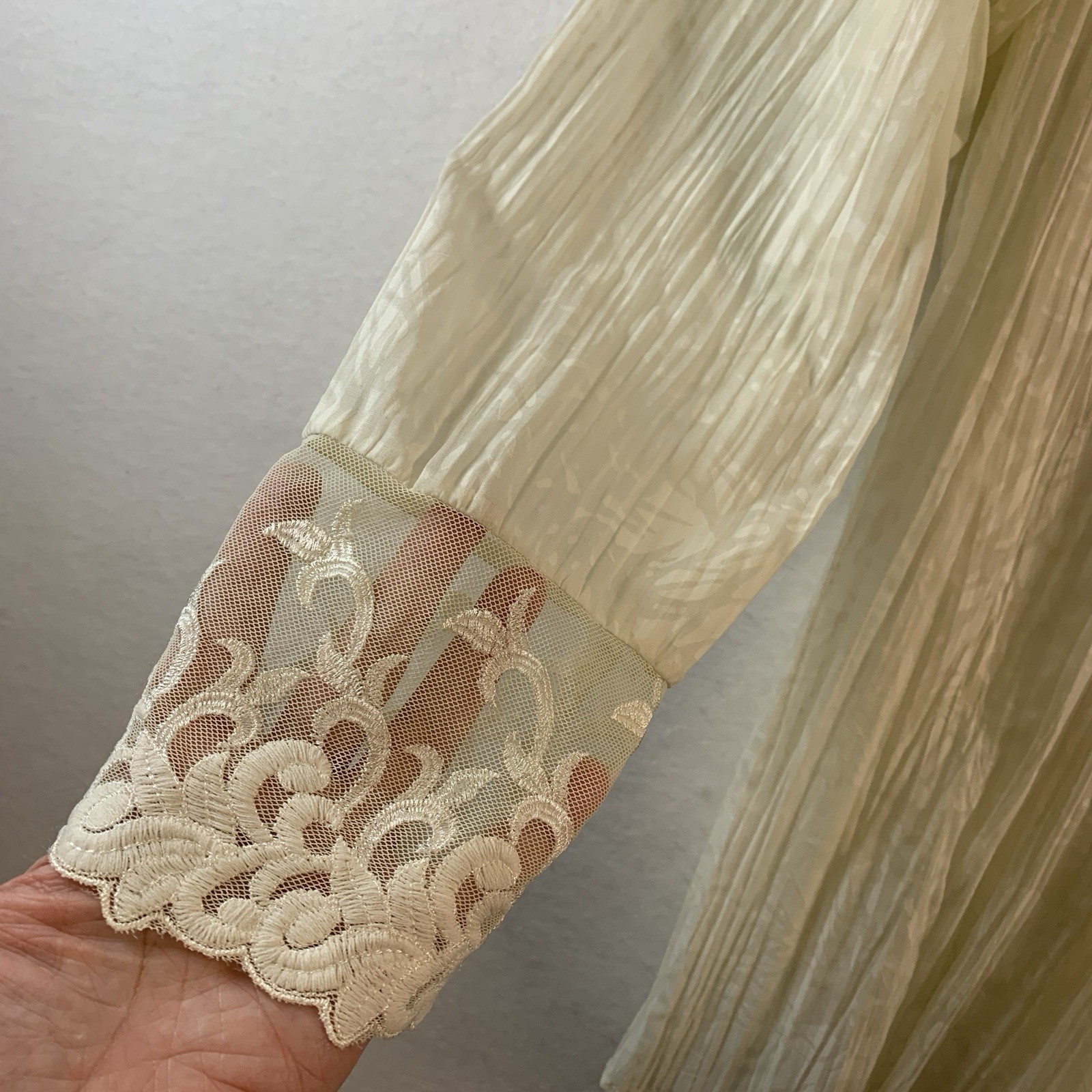 Coldwater Creek Womens Semi Sheer Boho Romantic B… - image 2