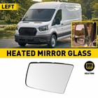 Left Lh Side Wing Mirror Glass Heated Fit For Ford Transit 150 250 350 2015-2022