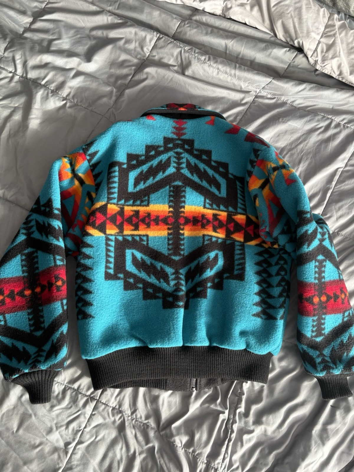 Pendleton Bomber Jacket Six Small - image 2