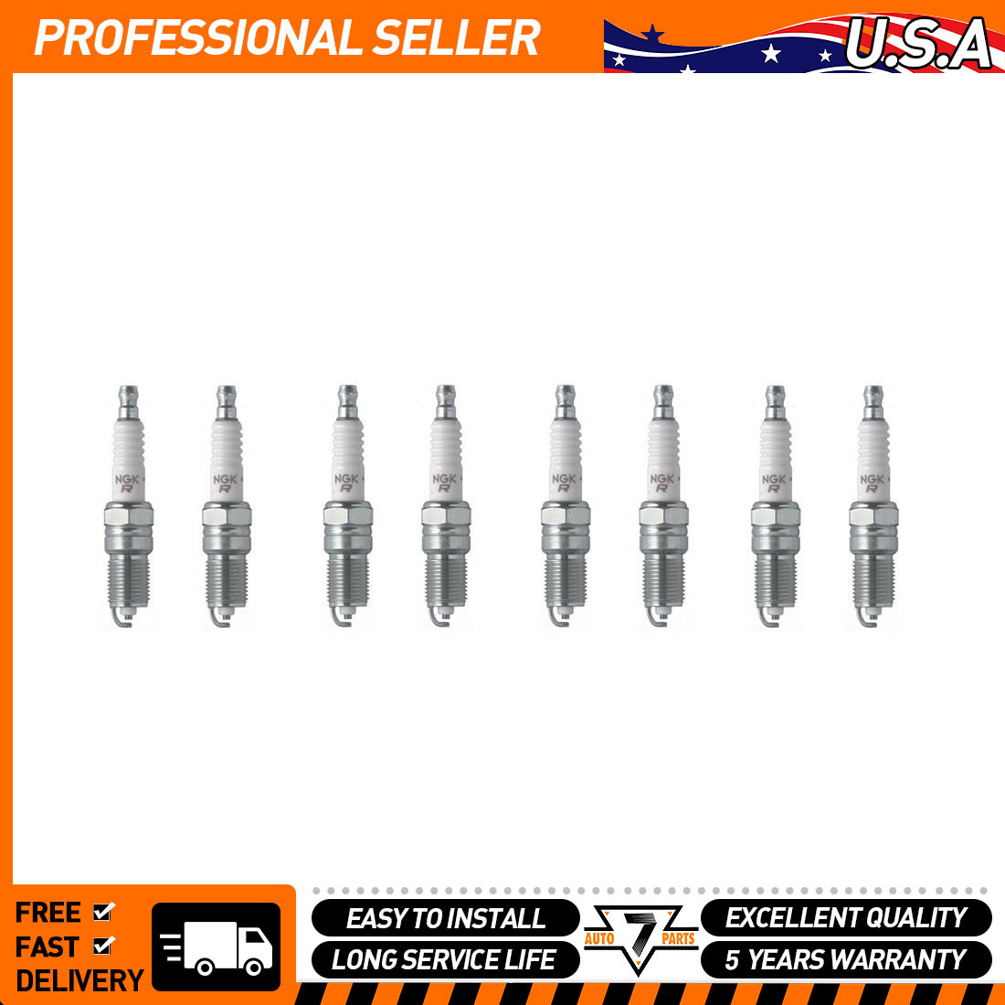 Spark Plug  NGK fits GMC C1500 Suburban 1998-1999