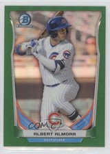 2014 Bowman Draft Top Prospects Chrome Green Refractor 46/150 Albert Almora 0q1p