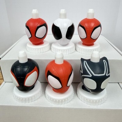 Good 2 Grow Topper Spider Man Set Parker Gwen Miles Morales Symbiote Suit Marvel